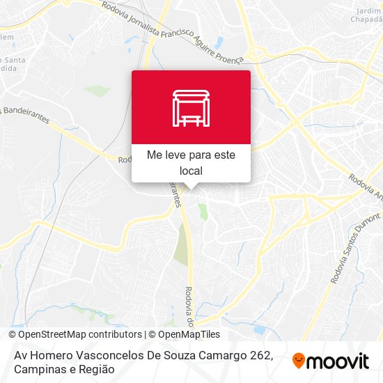 Av Homero Vasconcelos De Souza Camargo 262 mapa
