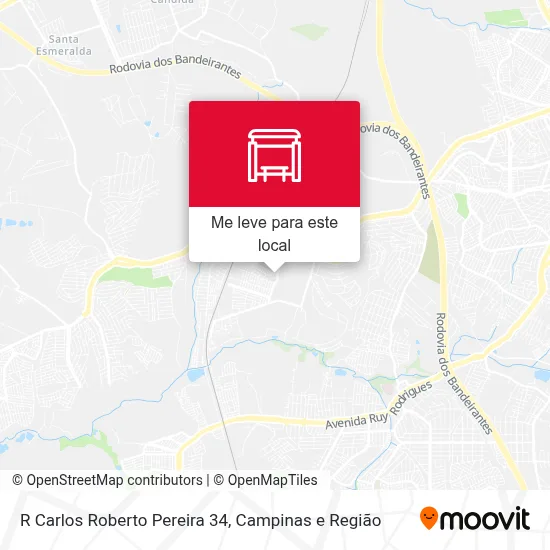 R Carlos Roberto Pereira 34 mapa