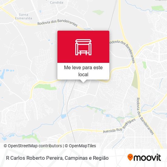 R Carlos Roberto Pereira mapa