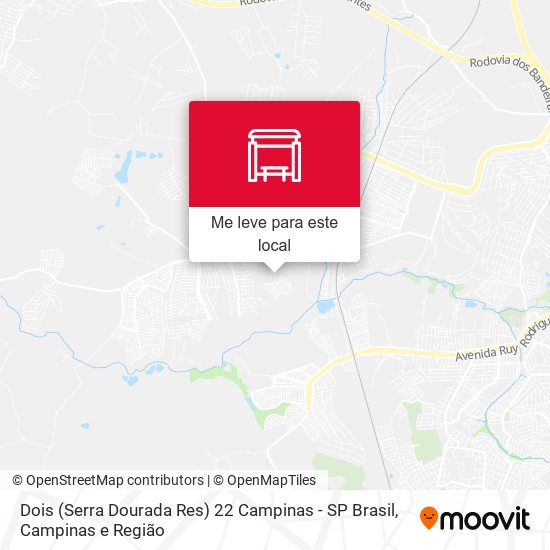 Dois (Serra Dourada Res) 22 Campinas - SP Brasil mapa