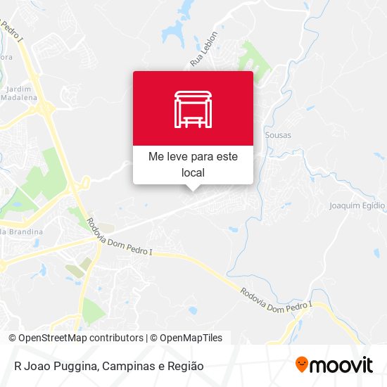 R Joao Puggina mapa