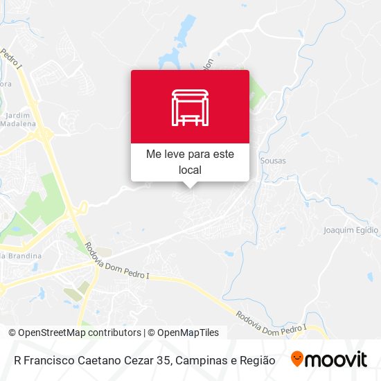 R Francisco Caetano Cezar 35 mapa