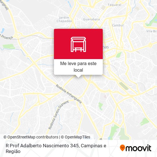 R Prof Adalberto Nascimento 345 mapa