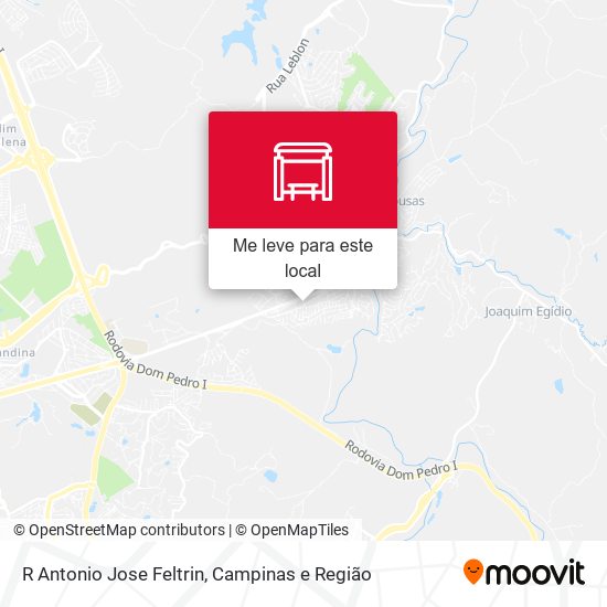 R Antonio Jose Feltrin mapa