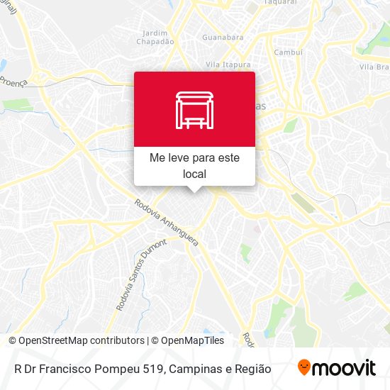 R Dr Francisco Pompeu 519 mapa