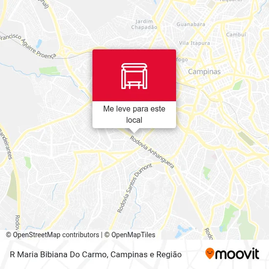 R Maria Bibiana Do Carmo mapa