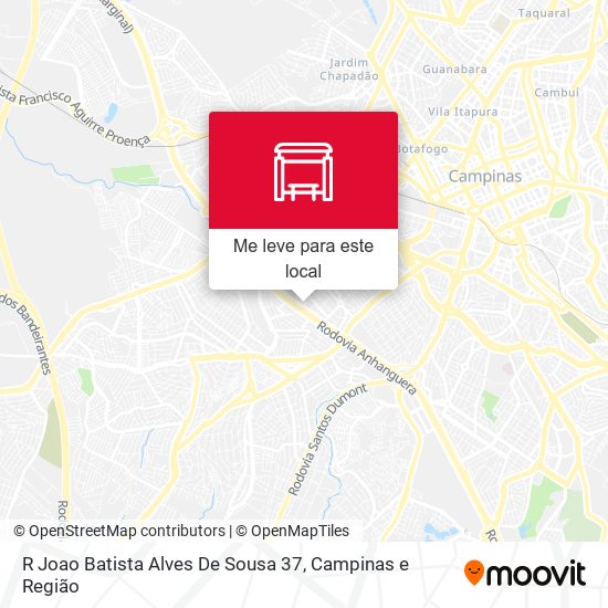 R Joao Batista Alves De Sousa 37 mapa