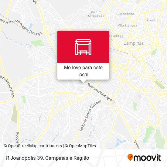 R Joanopolis 39 mapa