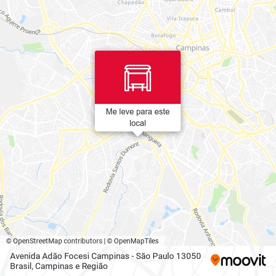 Avenida Adão Focesi Campinas - São Paulo 13050 Brasil mapa