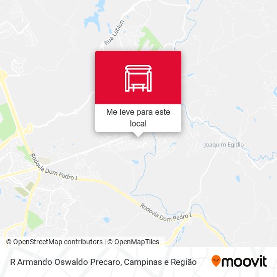 R Armando Oswaldo Precaro mapa