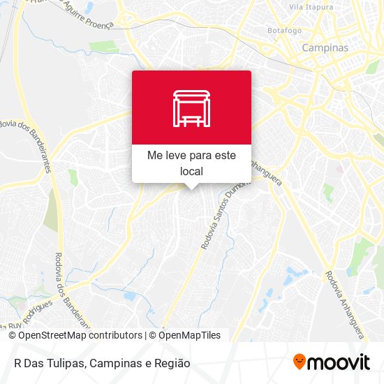 R Das Tulipas mapa