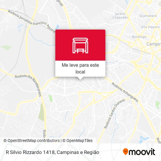 R Silvio Rizzardo 1418 mapa