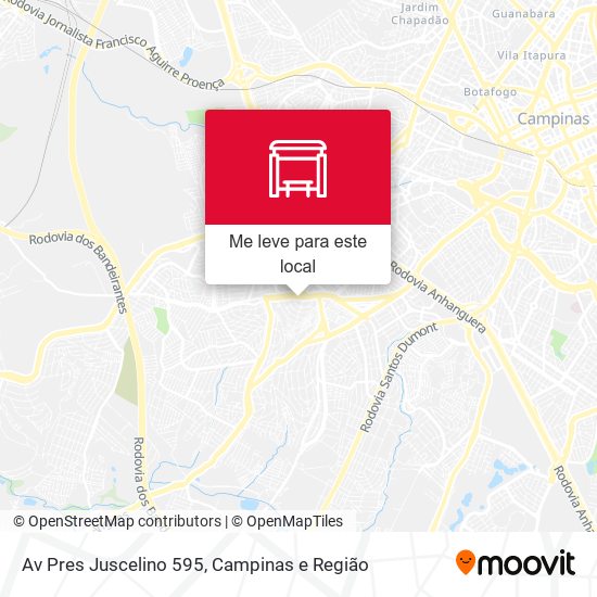 Av Pres Juscelino 595 mapa