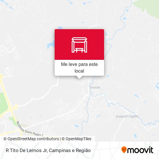 R Tito De Lemos Jr mapa