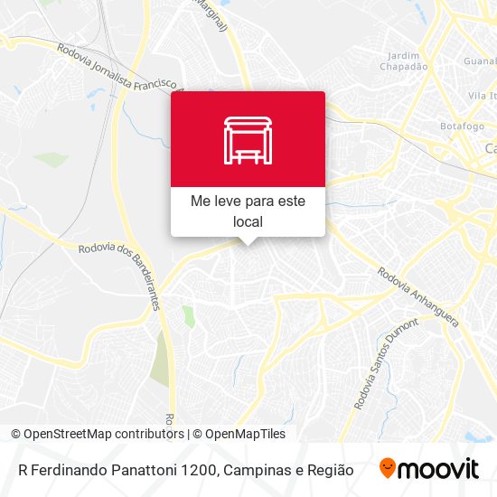 R Ferdinando Panattoni 1200 mapa