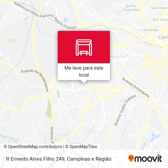 R Ernesto Alves Filho 249 mapa