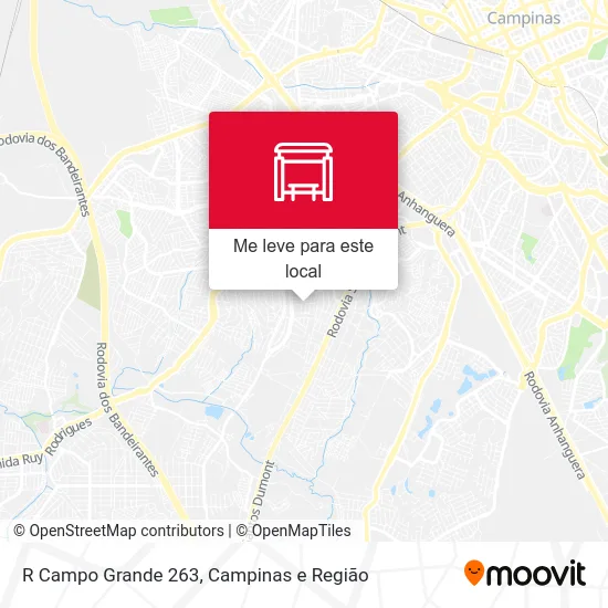 R Campo Grande 263 mapa