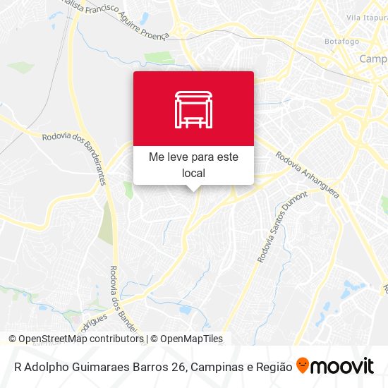 R Adolpho Guimaraes Barros 26 mapa