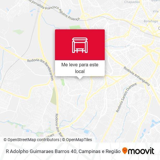 R Adolpho Guimaraes Barros 40 mapa