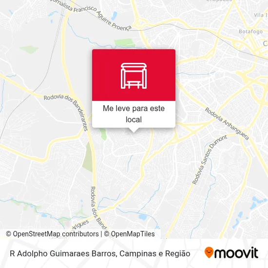 R Adolpho Guimaraes Barros mapa