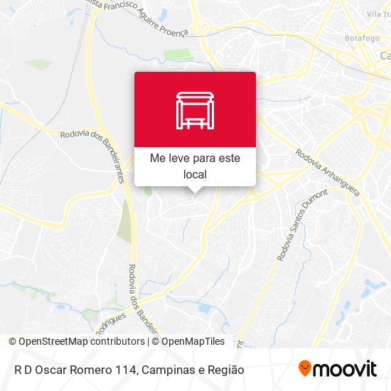 R D Oscar Romero 114 mapa