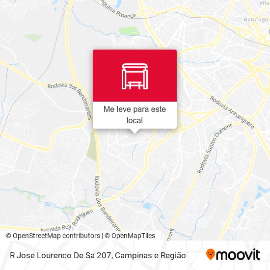 R Jose Lourenco De Sa 207 mapa