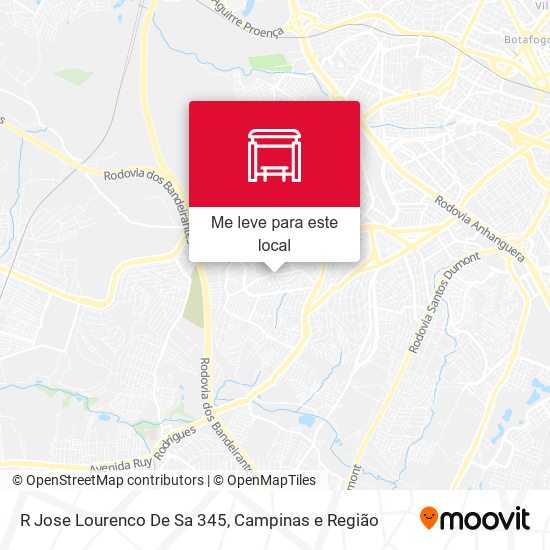 R Jose Lourenco De Sa 345 mapa