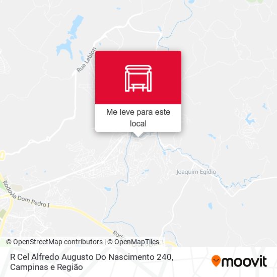 R Cel Alfredo Augusto Do Nascimento 240 mapa