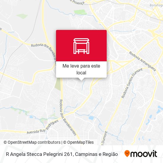 R Angela Stecca Pelegrini 261 mapa
