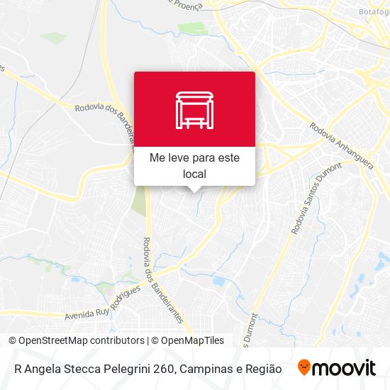 R Angela Stecca Pelegrini 260 mapa