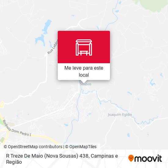 R Treze De Maio (Nova Sousas) 438 mapa