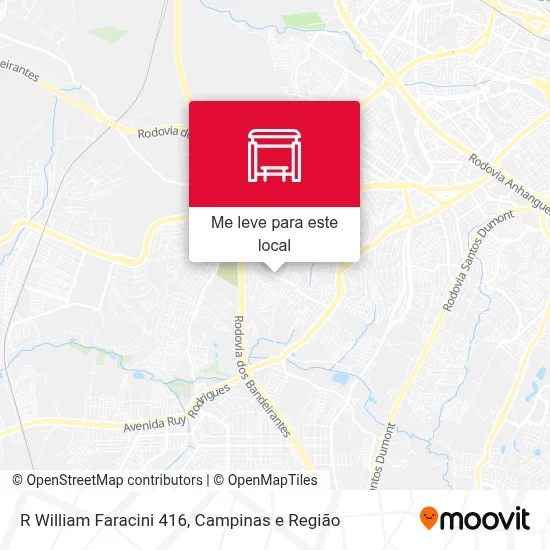 R William Faracini 416 mapa