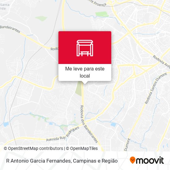 R Antonio Garcia Fernandes mapa