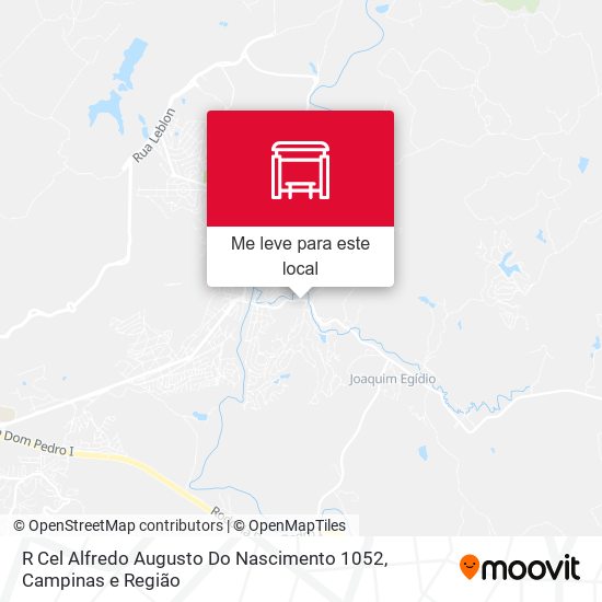 R Cel Alfredo Augusto Do Nascimento 1052 mapa