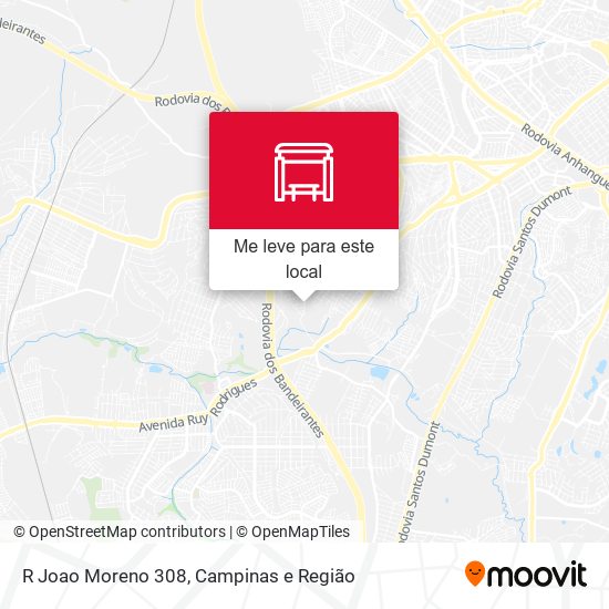 R Joao Moreno 308 mapa