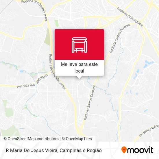 R Maria De Jesus Vieira mapa