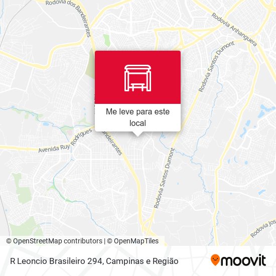 R Leoncio Brasileiro 294 mapa