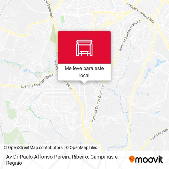 Av Dr Paulo Affonso Pereira Ribeiro mapa