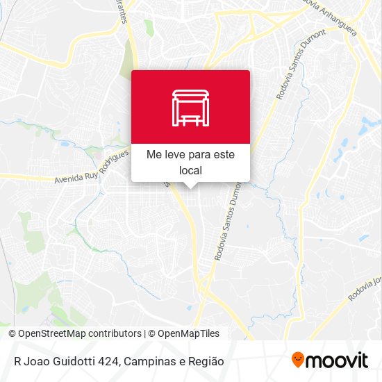 R Joao Guidotti 424 mapa