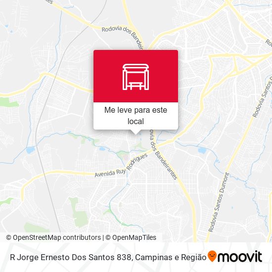 R Jorge Ernesto Dos Santos 838 mapa