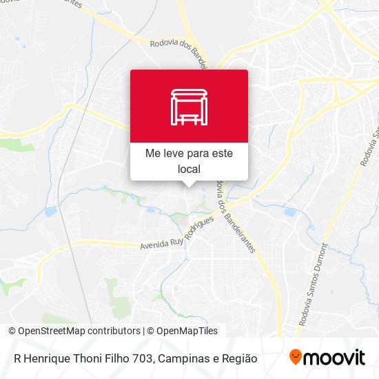 R Henrique Thoni Filho 703 mapa