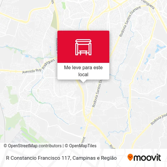 R Constancio Francisco 117 mapa
