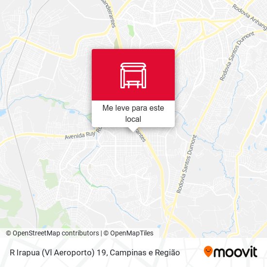 R Irapua (Vl Aeroporto) 19 mapa