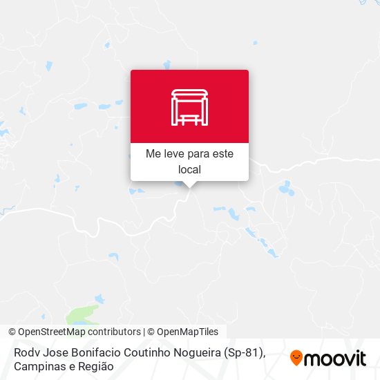 Rodv Jose Bonifacio Coutinho Nogueira (Sp-81) mapa