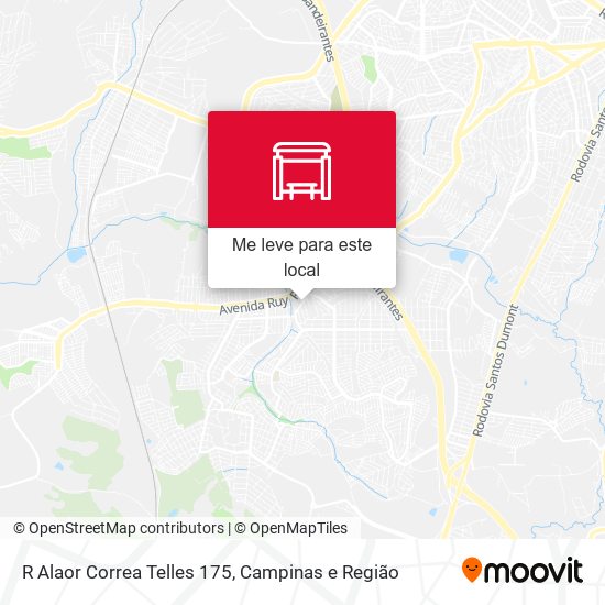 R Alaor Correa Telles 175 mapa
