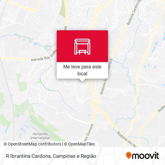 R Ibrantina Cardona mapa