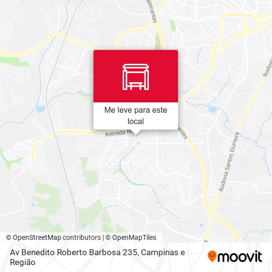 Av Benedito Roberto Barbosa 235 mapa