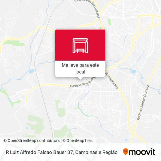 R Luiz Alfredo Falcao Bauer 37 mapa
