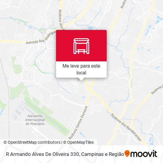 R Armando Alves De Oliveira 330 mapa