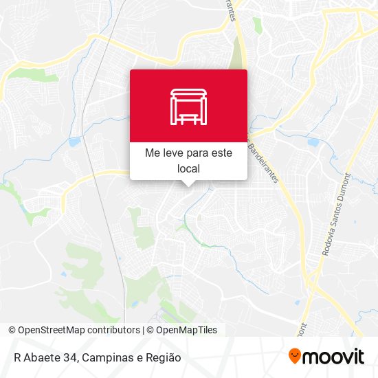 R Abaete 34 mapa